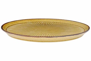 Farfurie intinsa Solas Mustard 24 cm - Img 3