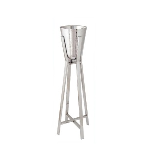 Frapiera Silver cu picior negru 30 x H 94 cm - GET409
