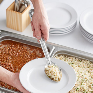 Lingura inox adanca profesionala 37 cm - Img 2