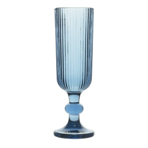 Pahare sampanie Bloom Blue 150 ml