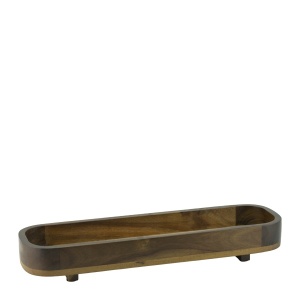 Platou lemn oval Alas 42 x 12 x H 6 cm - 52103