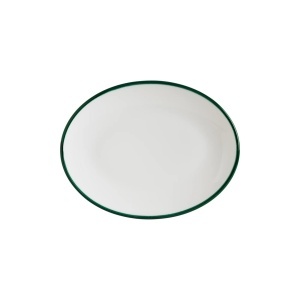 Platou oval Linea Green Gourmet 31 x 24 cm - LNEGRMOV31OV