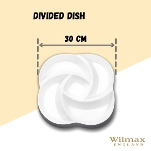 Platou rotund cu 5 compartimente Fine White 30 cm - 992597 - Img 3
