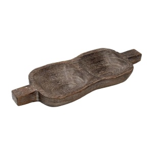 Platou servire lemn Paulownia 40.5 x 15 cm - XYP308
