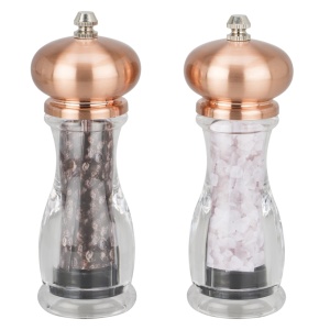 Râsnita sare & piper Rose Copper H 18 cm - Img 2