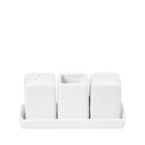 Set sare & piper Siders White 4 piese FUK 237k2