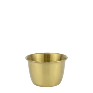 Sosiera inox Gold 6 x h 4 cm