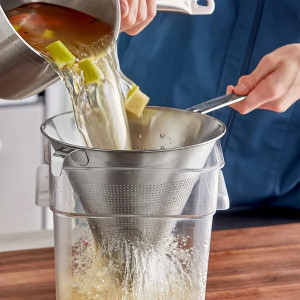 Strecuratoare conica tip colander 16 cm - Img 2