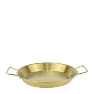 Tigaie cu 2 manere pentru paella Charm Gold 30.5 cm
