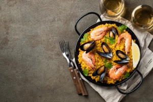 Tigaie cu 2 manere pentru paella Estrella 22 cm - Img 2
