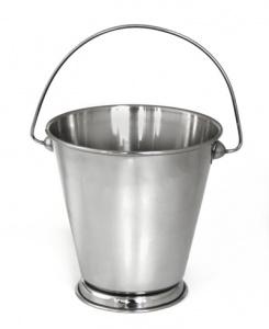 Vas gheata cu baza inox Luna H 13 cm