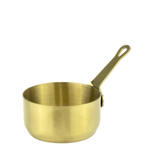 Vas servire cu mâner Charm Gold 6 cm