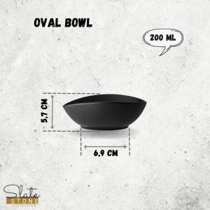 Bol oval Slate Stone 13 x 10 cm - 661118 - Img 4
