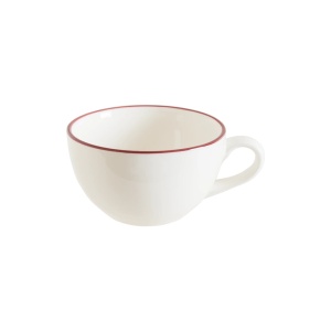 Ceasca + farfurie cafea Linea Burgundy 230 ml