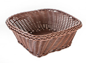 Cos paine patrat maro Natural 17 x 17 cm