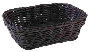 Cos paine rectangular Profi Line negru 19 x 13 cm