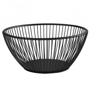 Cos paine rotund negru APS Svart 17.5 cm