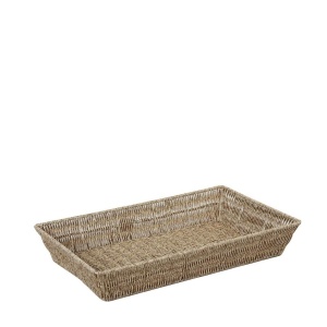 Cos rectangular GN 1 / 2 Rattan Beige 32.5 x 26.5 cm KOD121