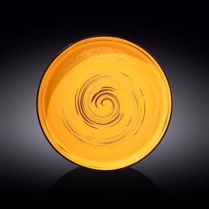 Farfurie intinsa Spiral galben 28 cm - 669420