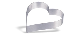 Forma patiserie inima Pujadas 23.5 x 19.7 cm