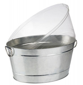 Frapiera sampanie , vin APS Tin 50 x 32 x (H) 23 cm