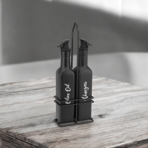 Oliviera sticla Vintage Black 3 piese - Img 2
