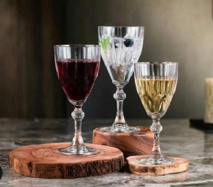 Pahare vin rosu Diamond 245 ml - Img 2