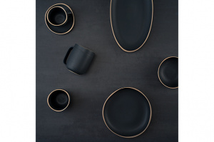Platou oval Galloway Black 29.5 x 16 cm - Img 3