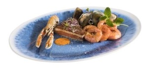 Platou oval melamina Blue Ocean 48 x 35.5 cm - 84676 - Img 2