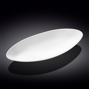 Platou oval portelan Wilmax Fine White 40 cm - Img 1