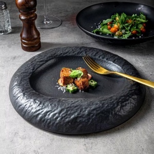 Platou prezentare rotund Meteor Black 27 cm - 56891 - Img 2