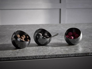 Set 3 boluri inox Sphere Black - Img 2