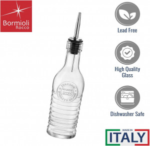 Sticla cu picurator ulei / otet Bormioli Officina 1825 - 260 ml - Img 2
