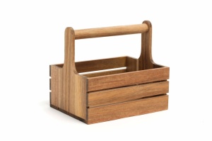 Suport cu mâner lemn Ibiza 20 x 15 cm - 7840