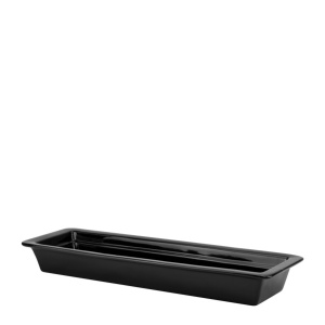 Tava gastronorm GN 2 / 4 portelan Black H = 65 cm