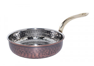 Vas servire rotund cu maner Rustic Antique H 4.5 cm