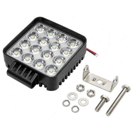 Proiector LED patrat, 12-80V, 42W