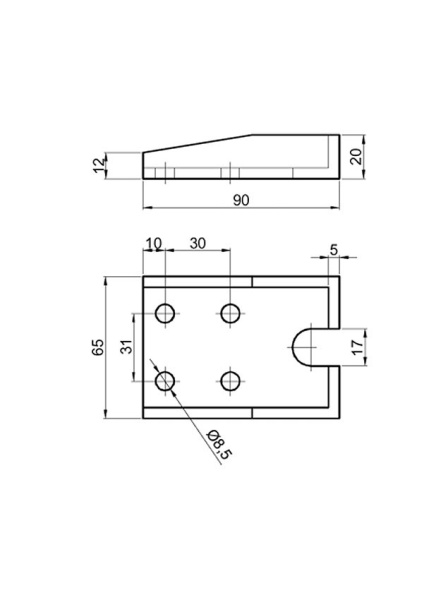 INCHIZATOR INECAT OBLON PARTE FIXA - Img 2