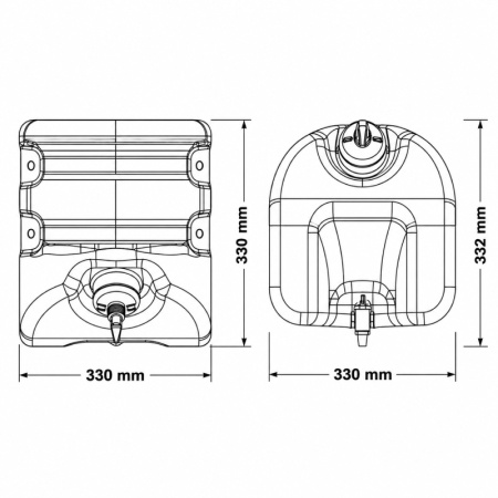 Rezervor apa 18L