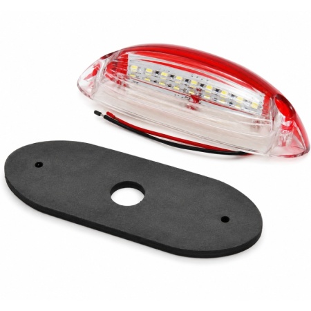 Lampa lateral led alb-rosu 10596K