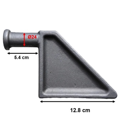 Parte fixa inchizator oblon spate Ø 24 - Img 2
