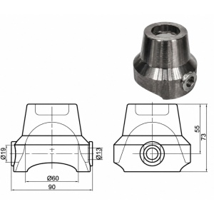 Kit sfere basculare trilaterala 60 - schita