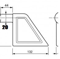 PARTE FIXA INCHIZATOR OBLON SPATE Ø 22 - Img 2