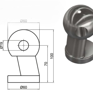 SFERA BASCULARE 60MM