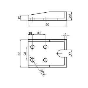 INCHIZATOR INECAT OBLON PARTE FIXA - Img 2