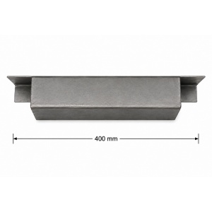 400 Profil terminal oblon metalic