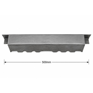 500 Profil terminal oblon metalic