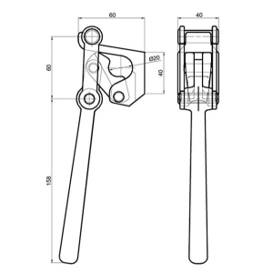 INCHIZATOR DUBLA DESCHIDERE LATERAL-SPATE T2 - Img 2
