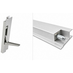 Capat terminal cu inchizator tija pentru oblon 400 STANGA