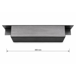300 Profil terminal oblon metalic